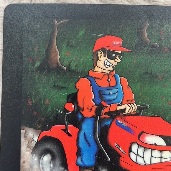 Craftsman- They’d Better Run - mousepad, vintage never used - Picture 8 of 16
